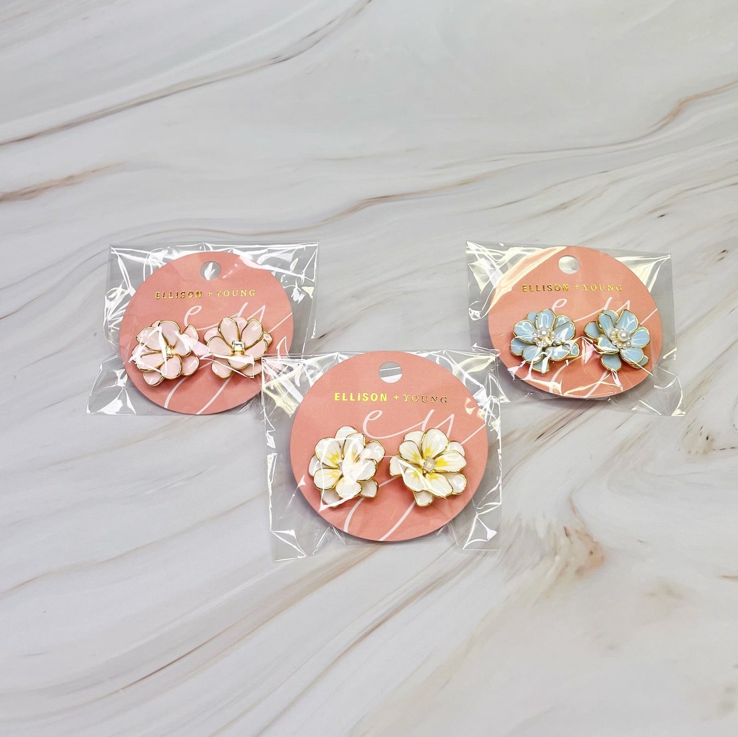 Scarlett Art Of Flower Earrings - Aaria Tees