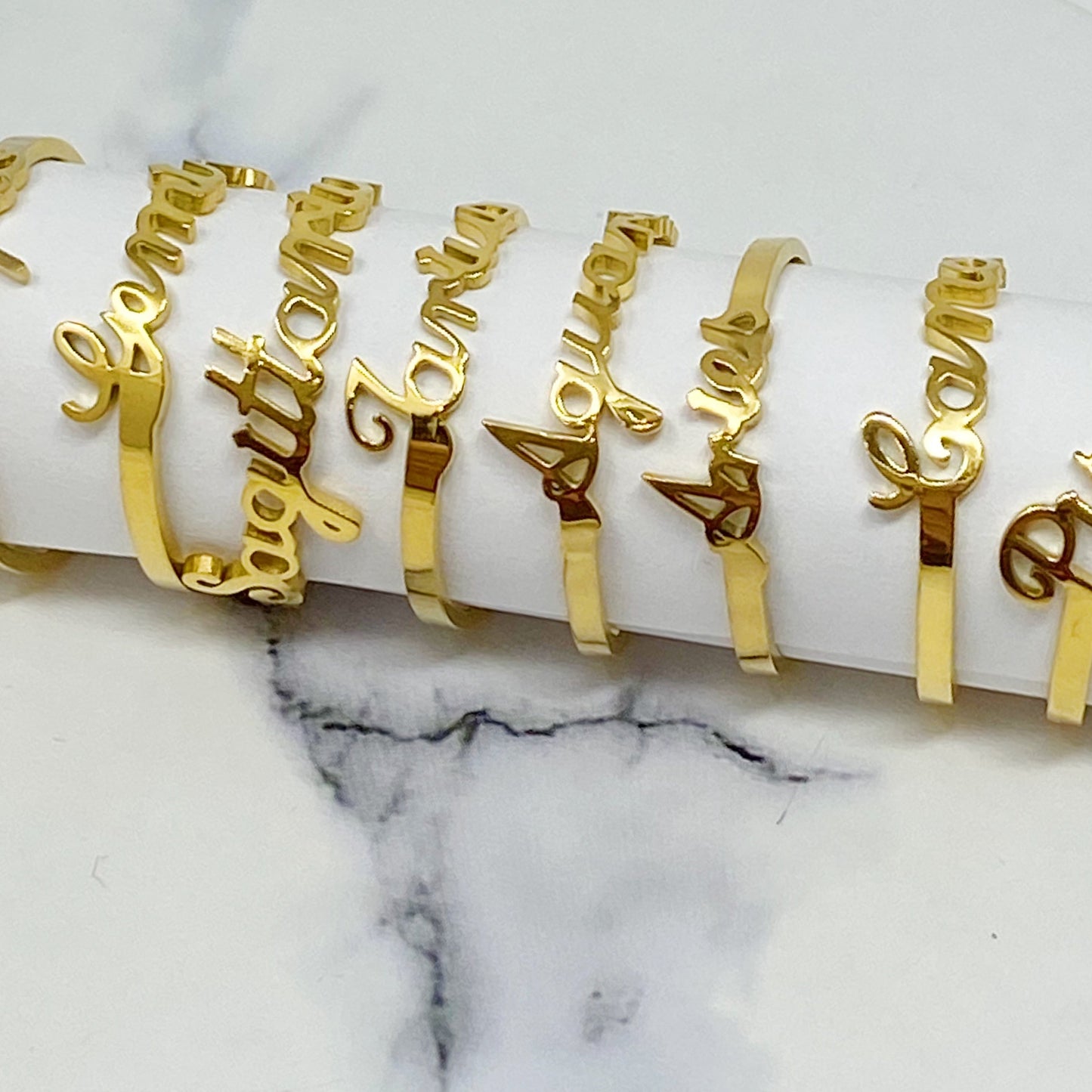 Scripted Zodiac Ring - Aaria Tees