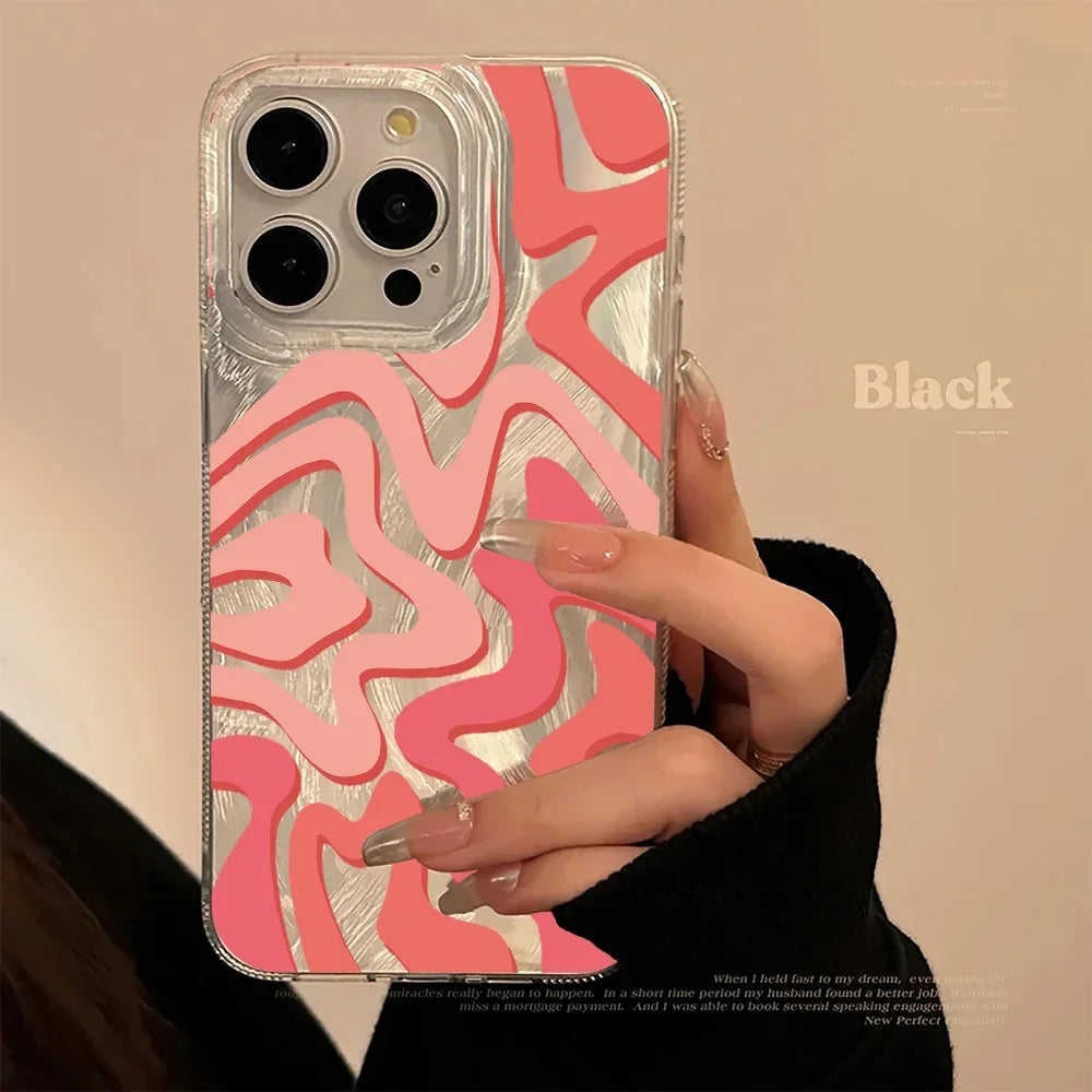Luxury Laser Wave Pattern Phone Case