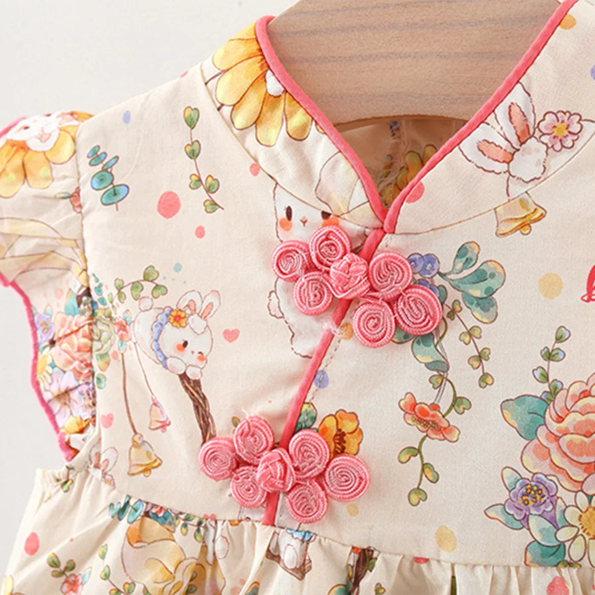Mandarin Floral Dress