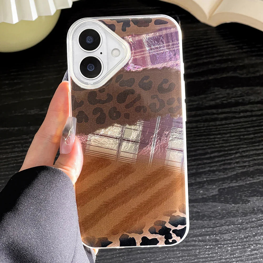 Pink Leopard Print Phone Case