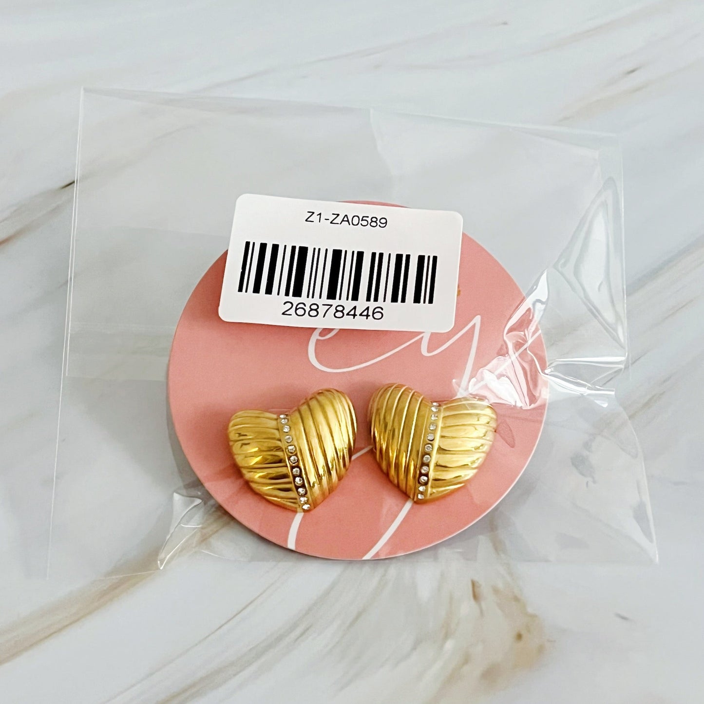 Shine Connects Us Heart Earrings - Aaria Tees