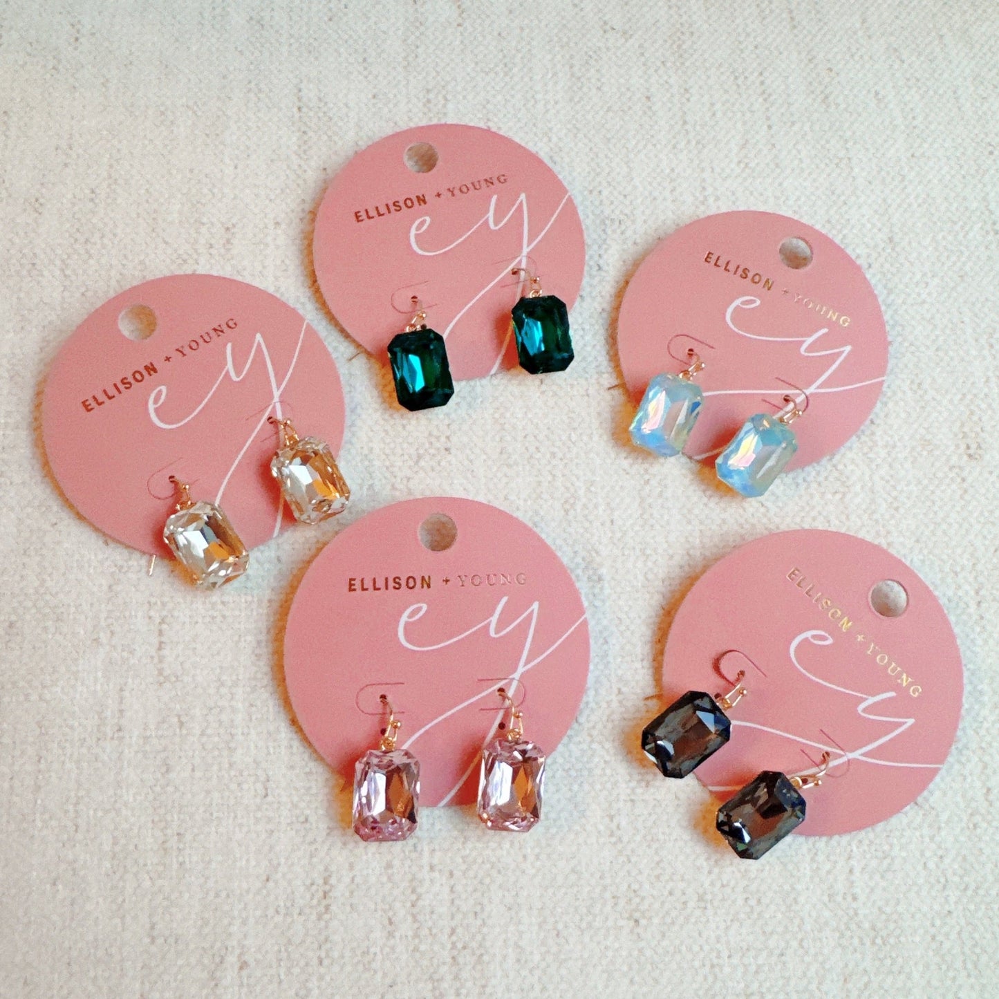 Simple And Classy Jewel Earrings - Aaria Tees