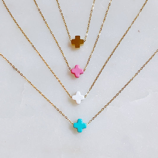 So Very Blessed Cross Necklace - Aaria Tees