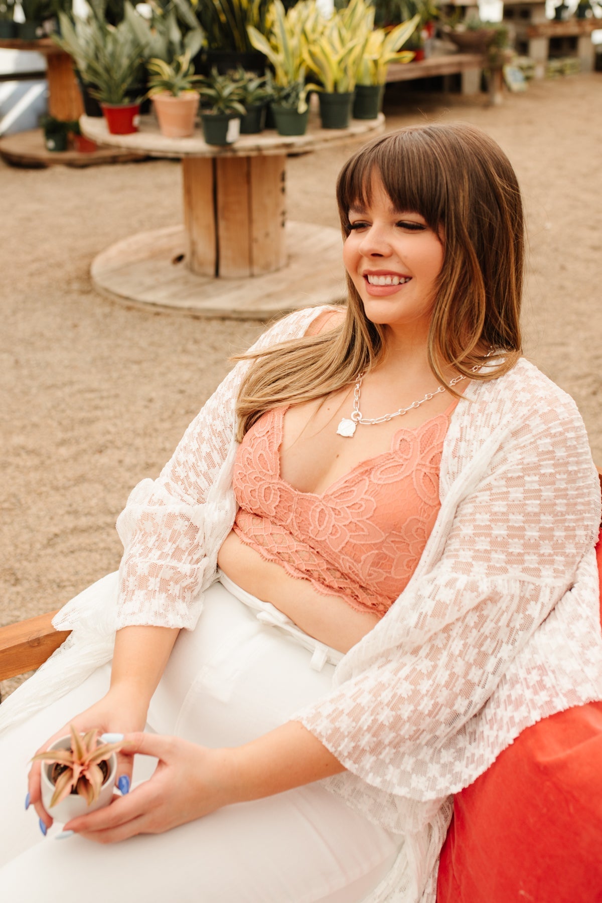 So This is Love Bralette in Coral Haze (Online Exclusive)