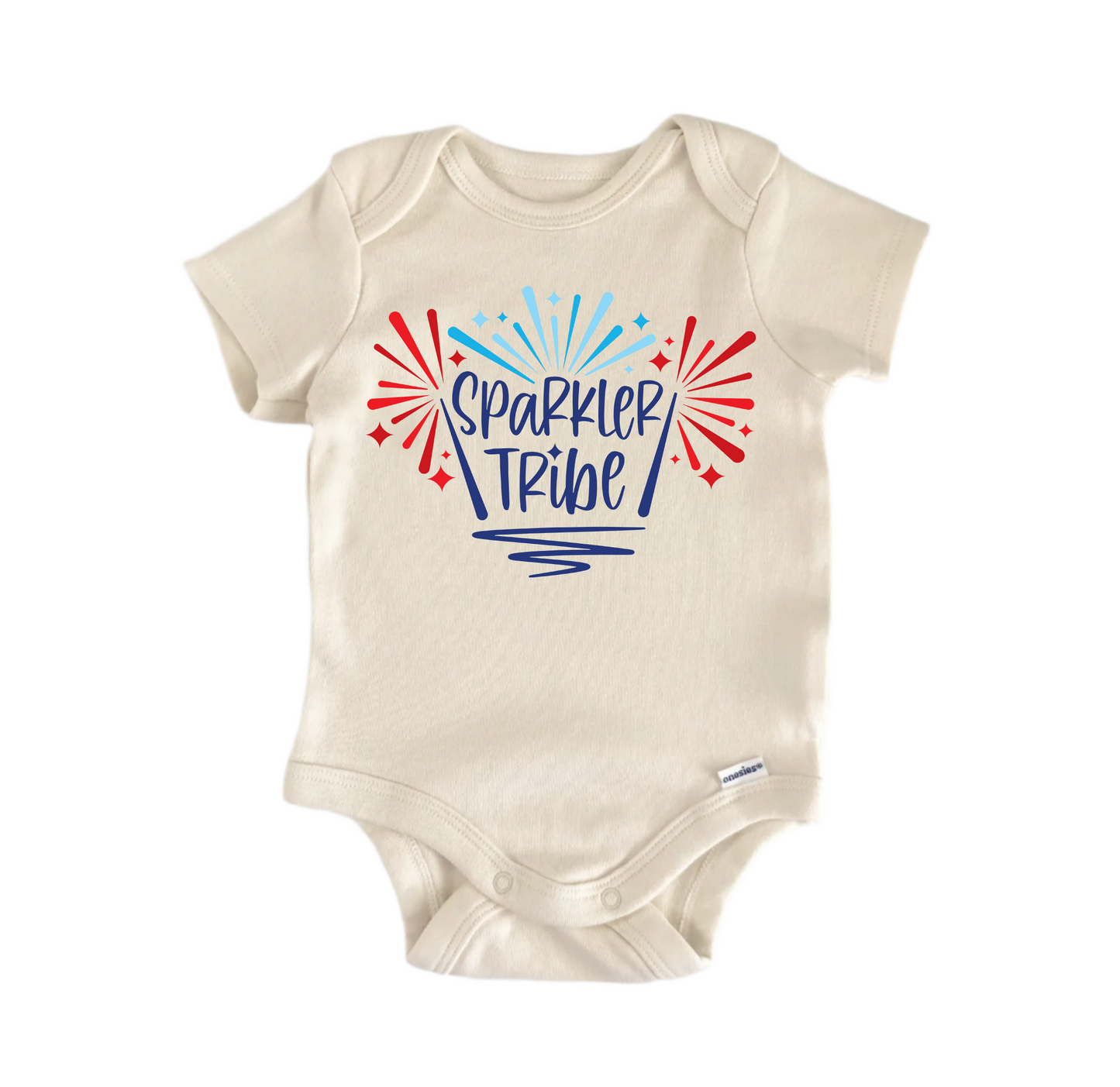 Sparkle Tribe July 4th Patriotic - Baby Boy Girl Clothes Bodysuit Aaria Tees