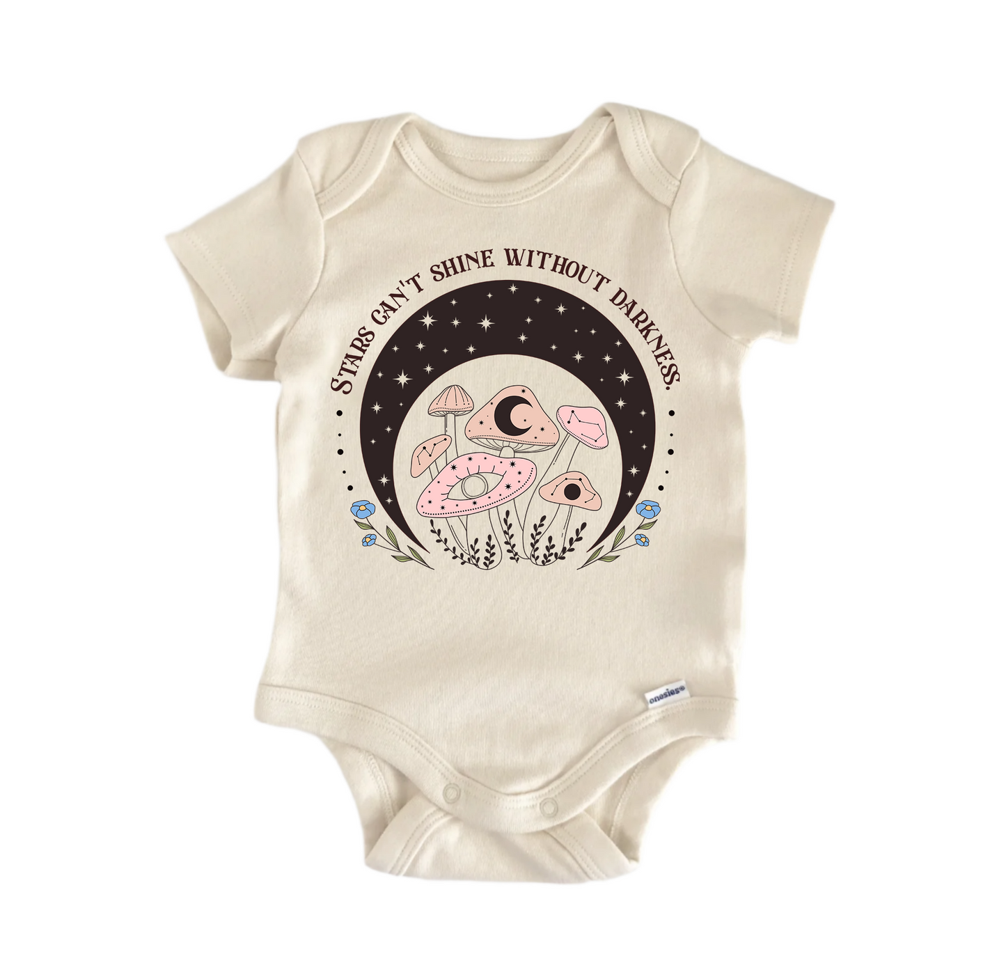 Stars Darkness Magic Mystical - Baby Boy Girl Clothes Bodysuit Funny Cute Newborn
