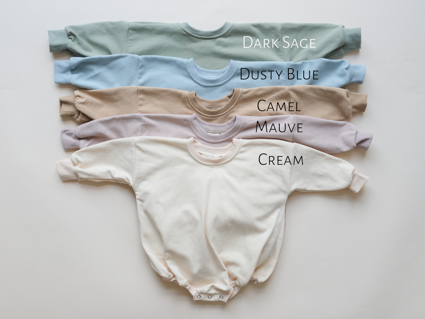 Pumpkin Sweatshirt Romper - Cream or Orange