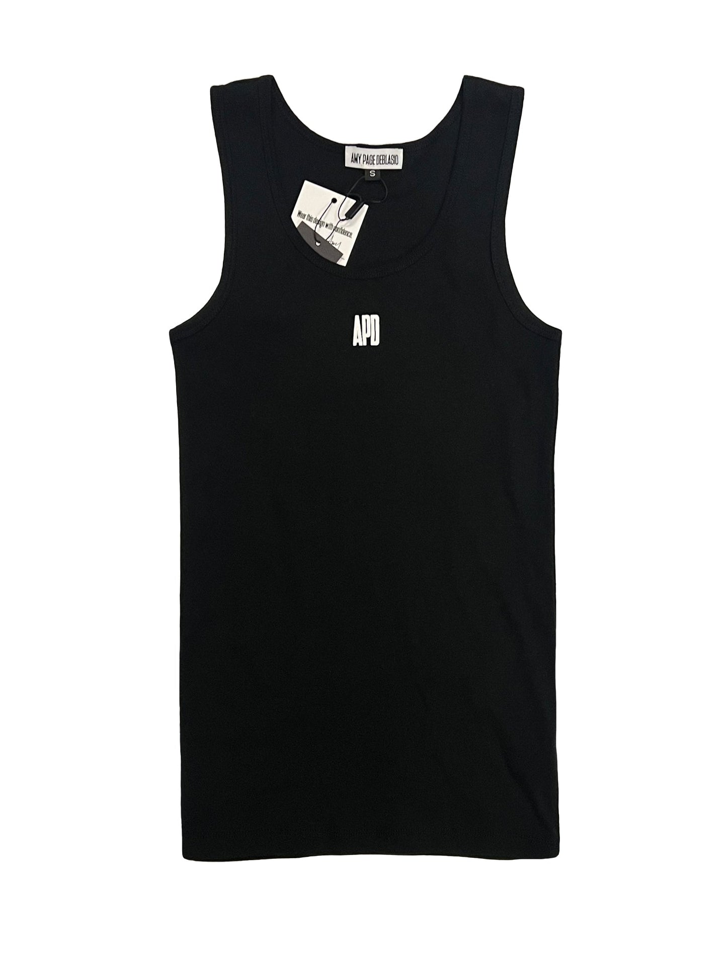 Tank Top with Custom Print Graphic in Black Cotton - Aaria Tees Aaria Tees