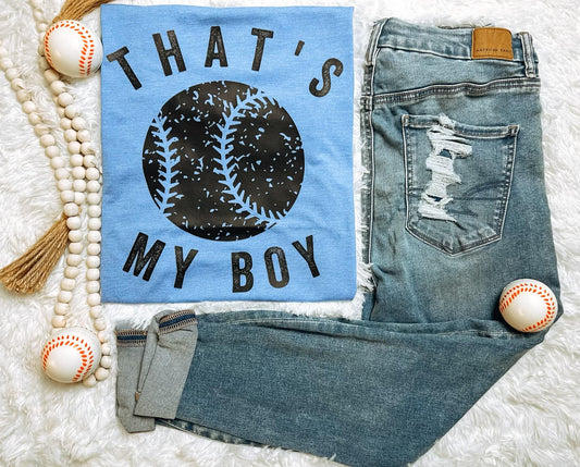 That's my Boy Baseball Graphic Tee - Aaria Tees