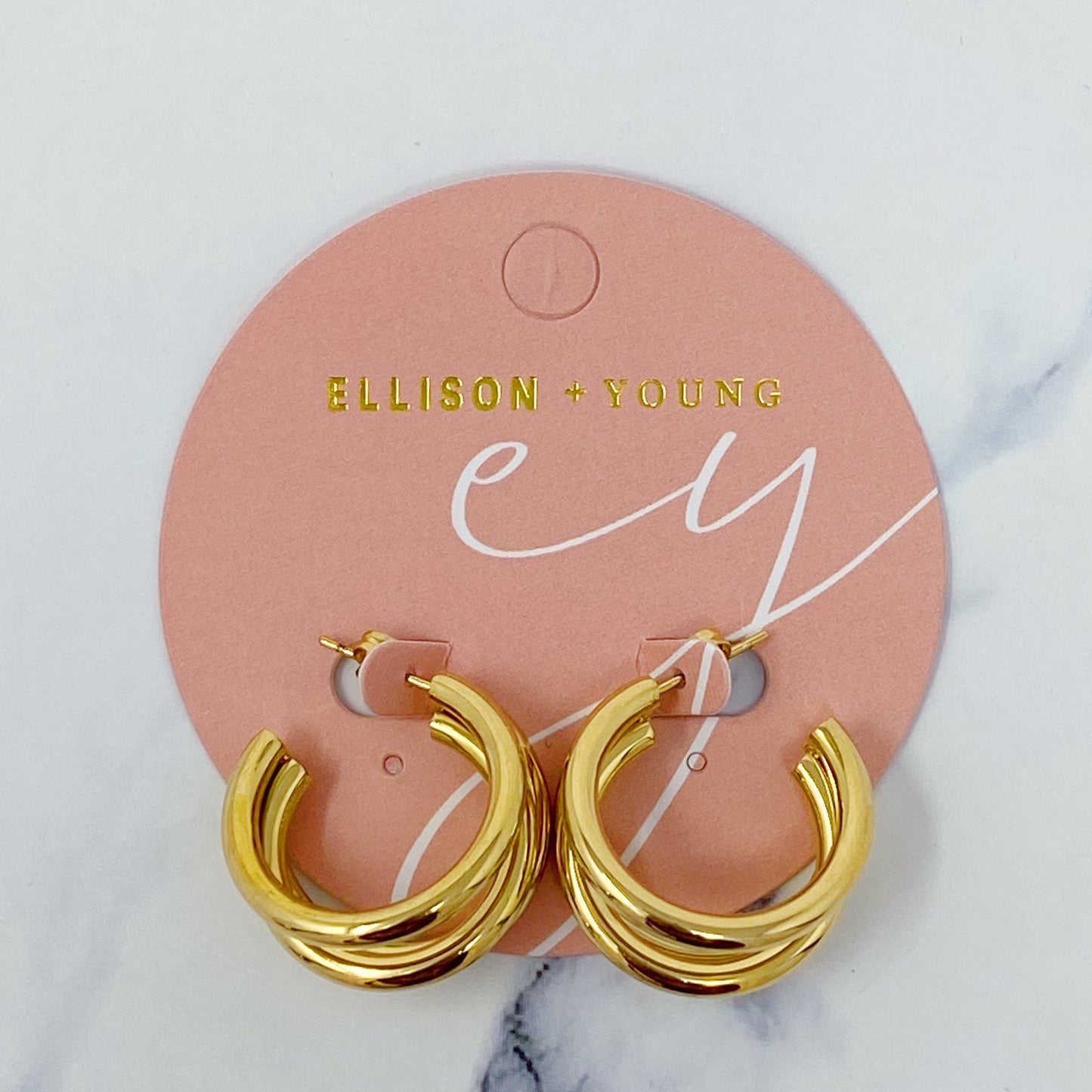 Triple the Layers Earrings - Aaria Tees