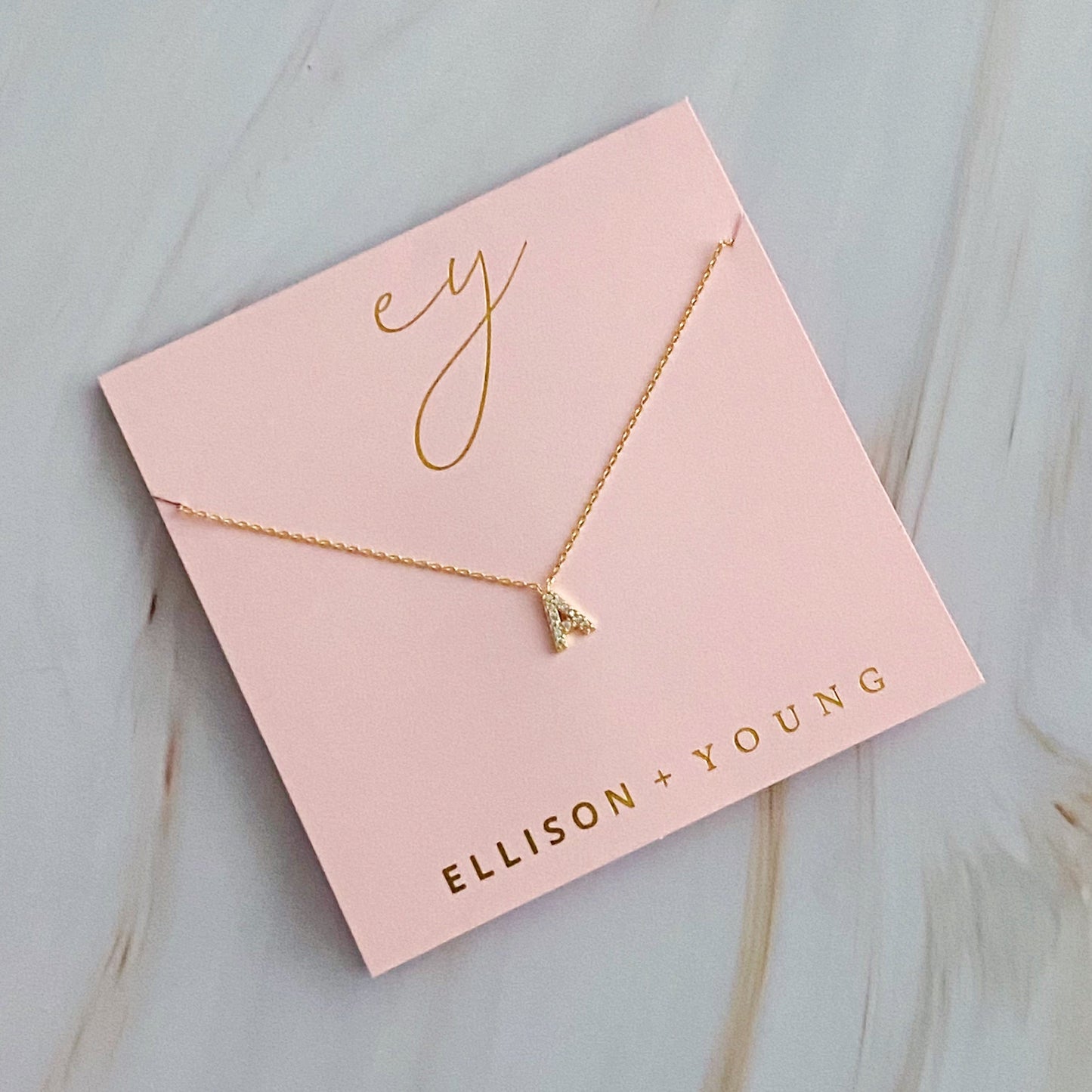 Understated Beauty Initial Necklace - Aaria Tees