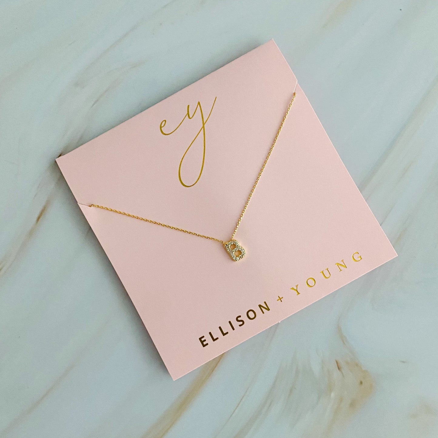 Understated Beauty Initial Necklace - Aaria Tees