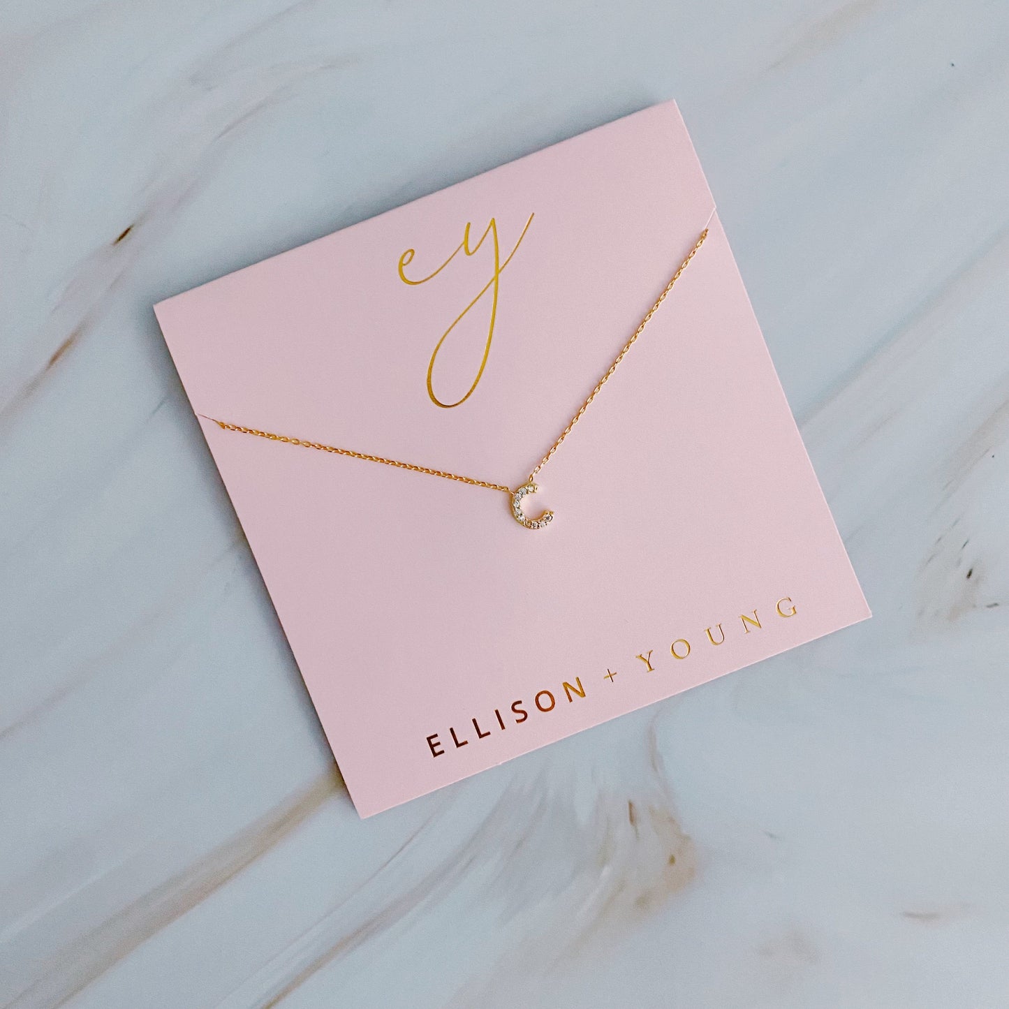 Understated Beauty Initial Necklace - Aaria Tees