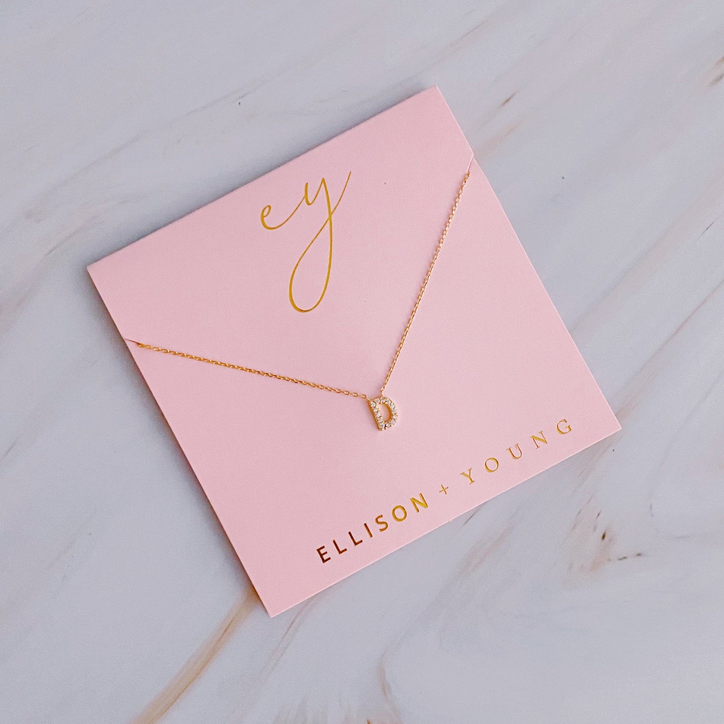 Understated Beauty Initial Necklace - Aaria Tees