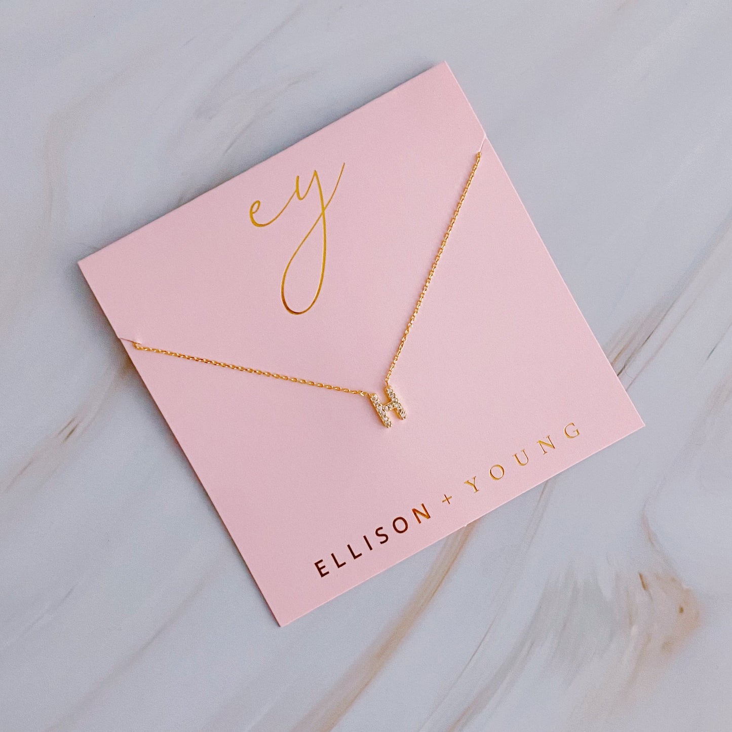 Understated Beauty Initial Necklace - Aaria Tees