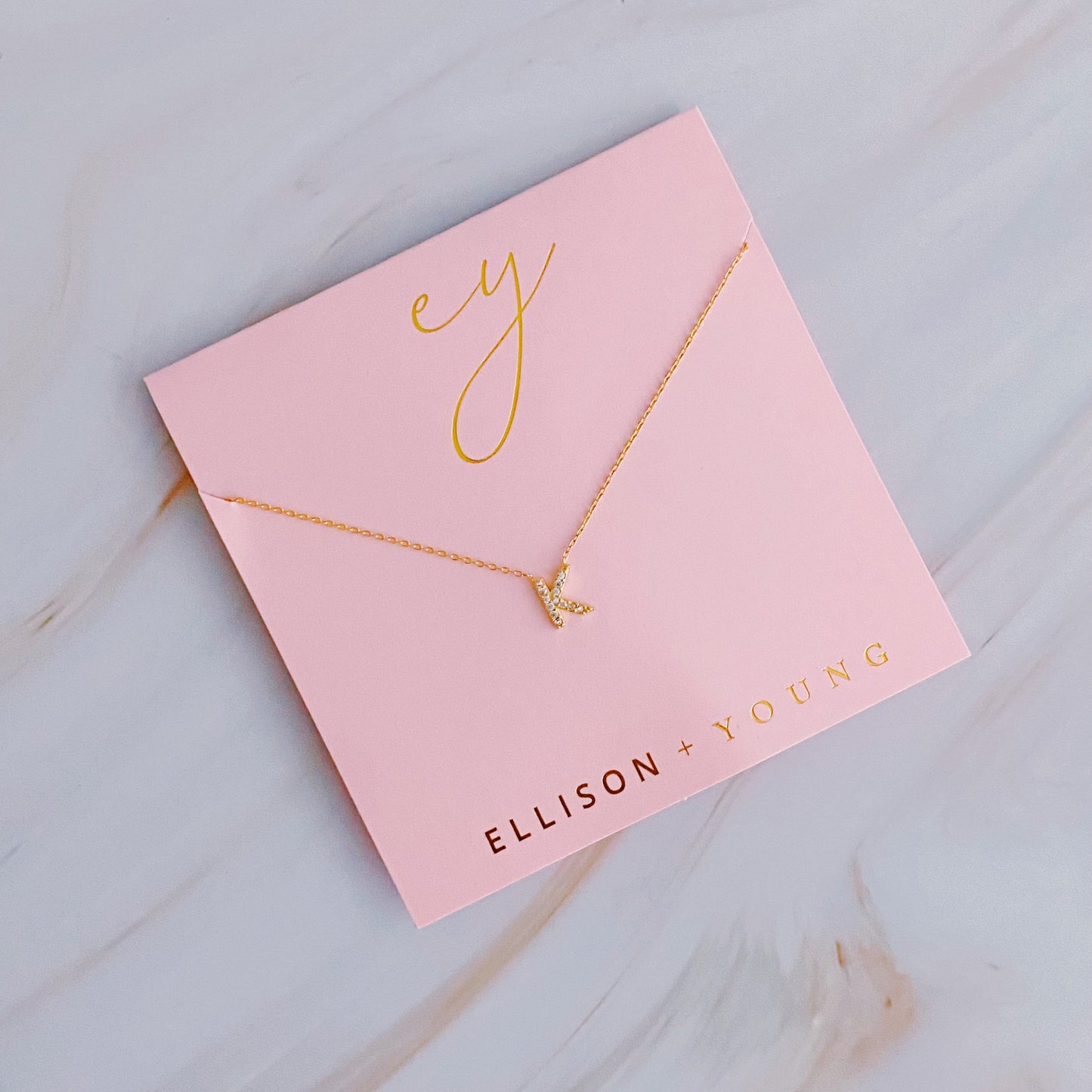 Understated Beauty Initial Necklace - Aaria Tees