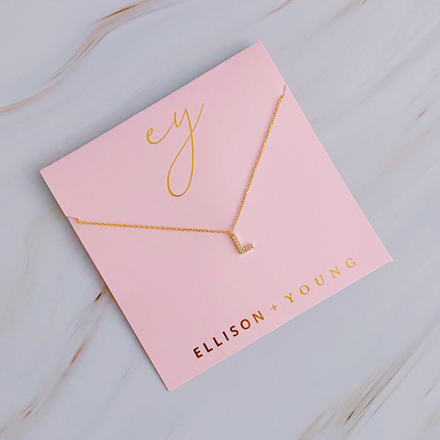 Understated Beauty Initial Necklace - Aaria Tees