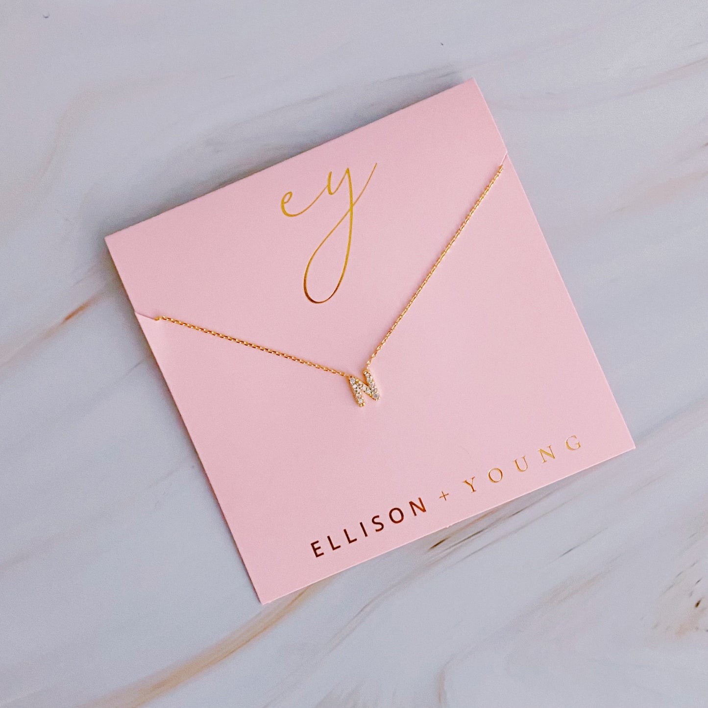 Understated Beauty Initial Necklace - Aaria Tees