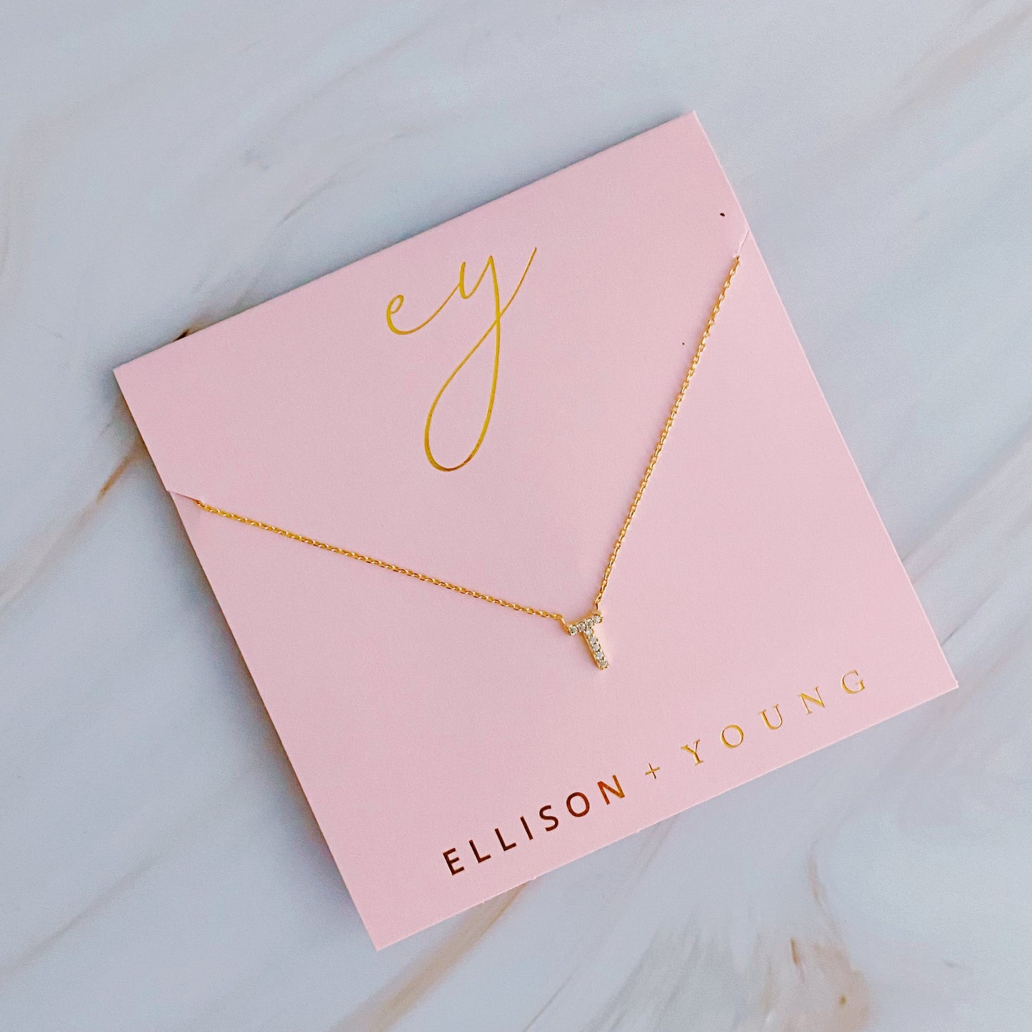 Understated Beauty Initial Necklace - Aaria Tees