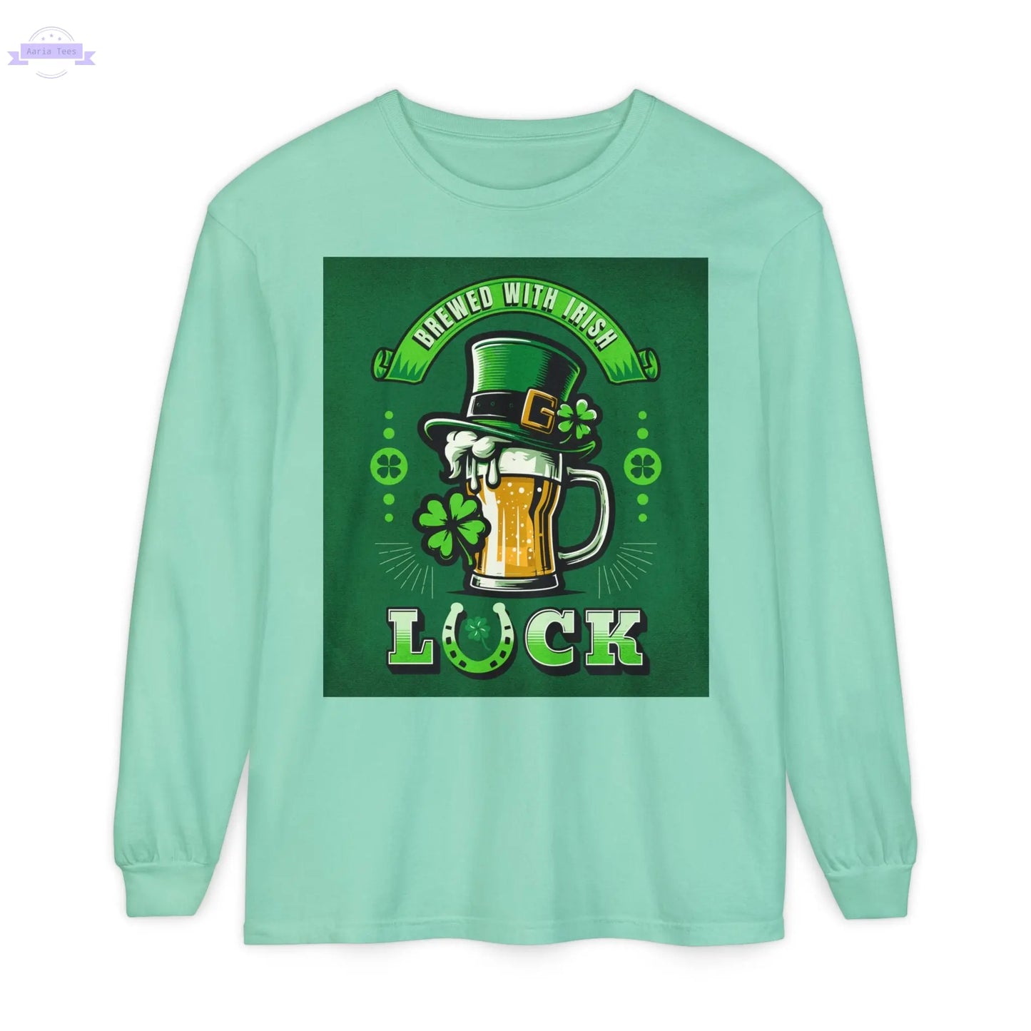 Unisex Garment-dyed Long Sleeve T-Shirt Printify