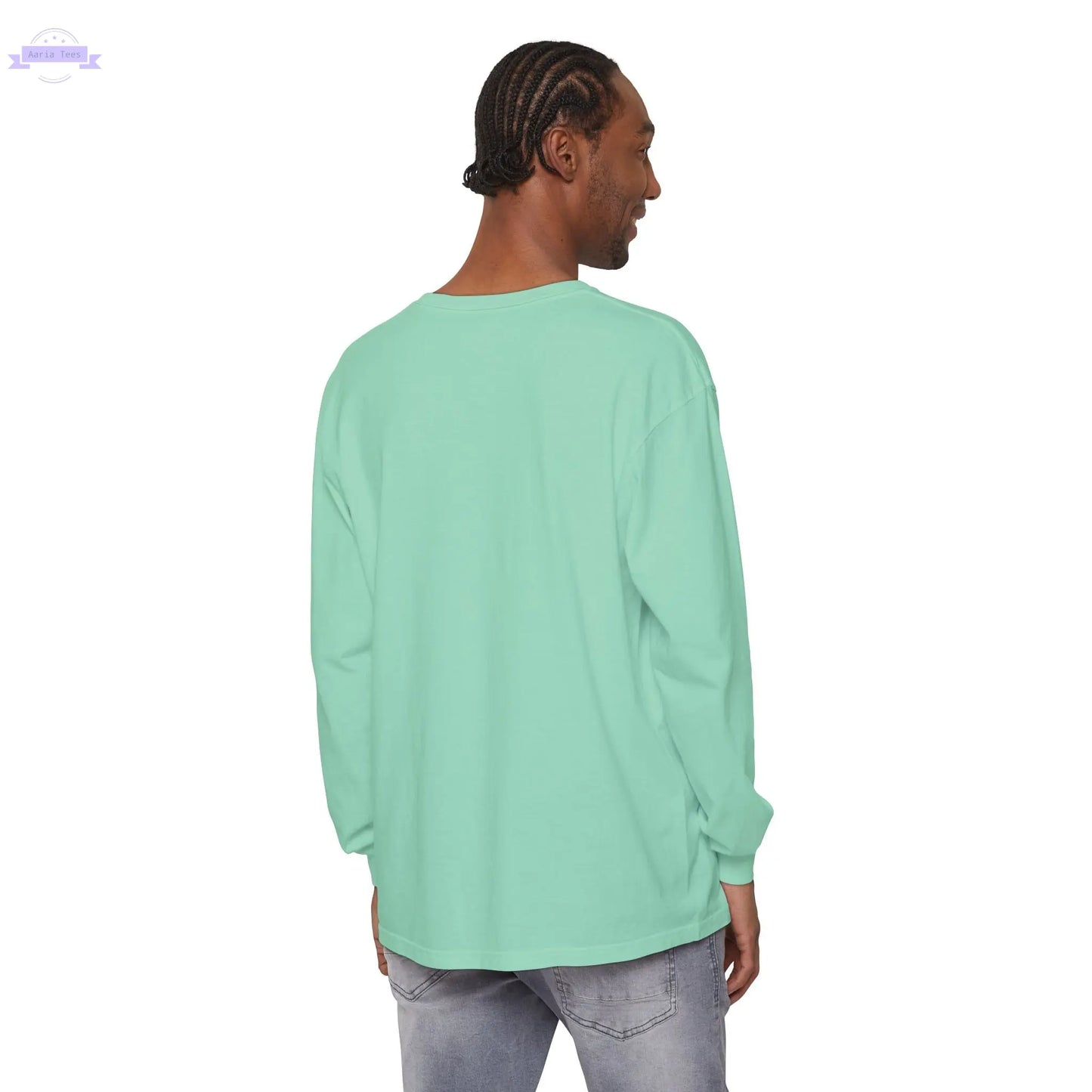 Unisex Garment-dyed Long Sleeve T-Shirt Printify