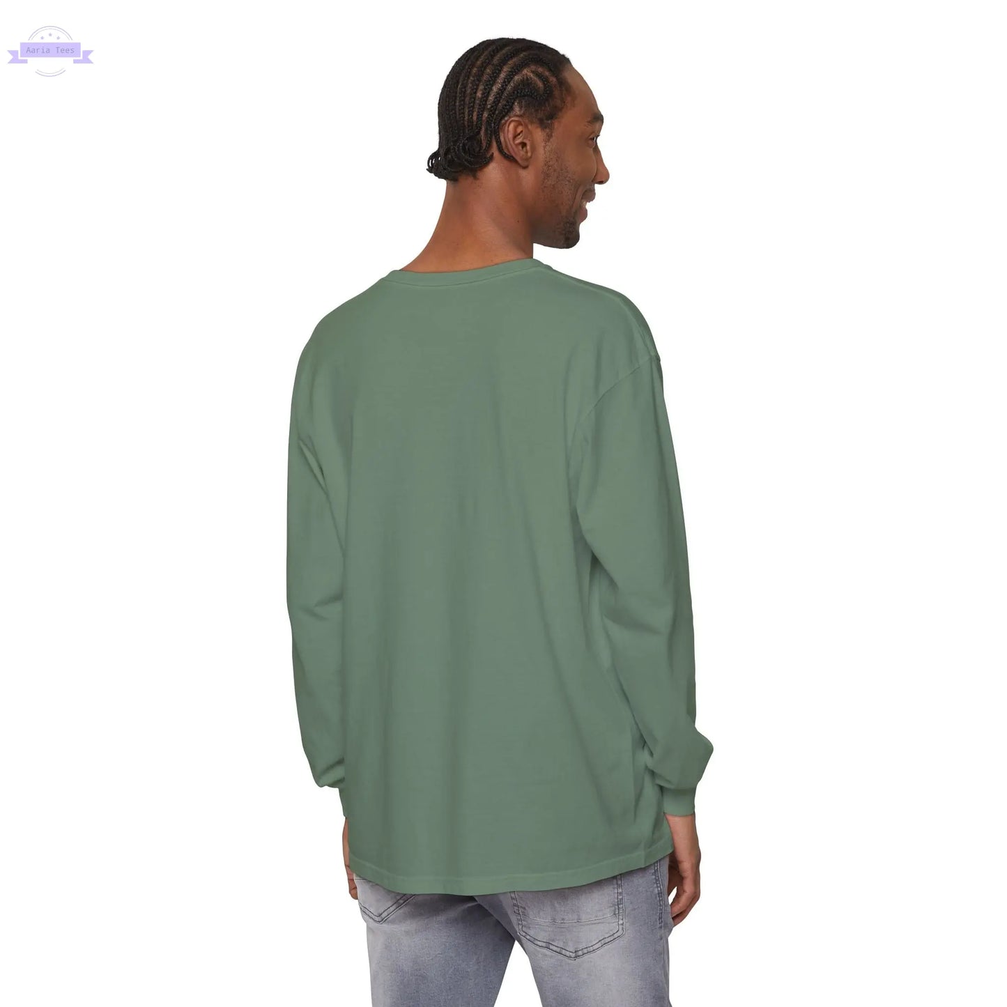 Unisex Garment-dyed Long Sleeve T-Shirt Printify