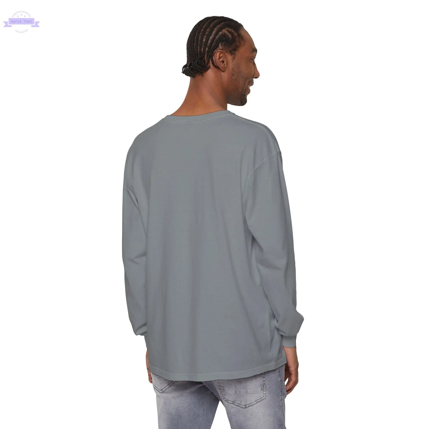 Unisex Garment-dyed Long Sleeve T-Shirt Printify