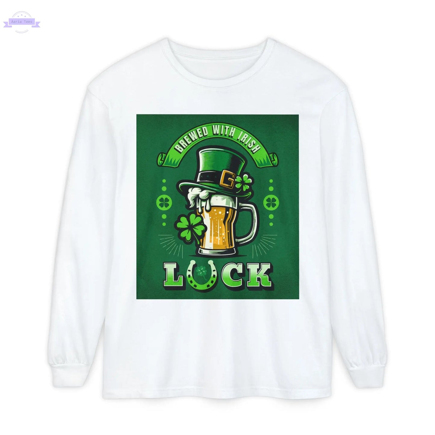 Unisex Garment-dyed Long Sleeve T-Shirt Printify