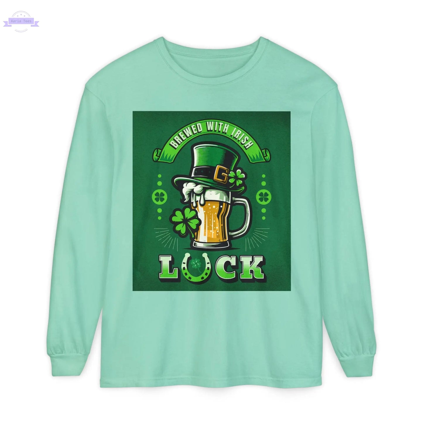 Unisex Garment-dyed Long Sleeve T-Shirt Printify