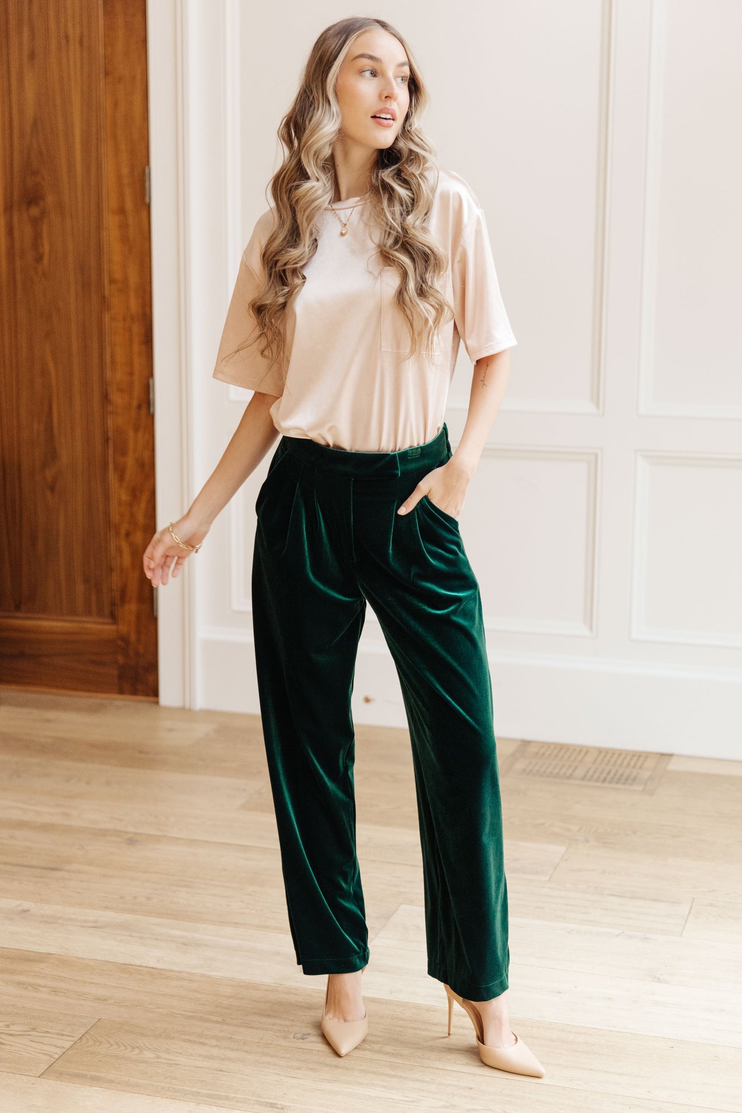 Champagne Problems Satin Top (Online Exclusive) Aaria Tees
