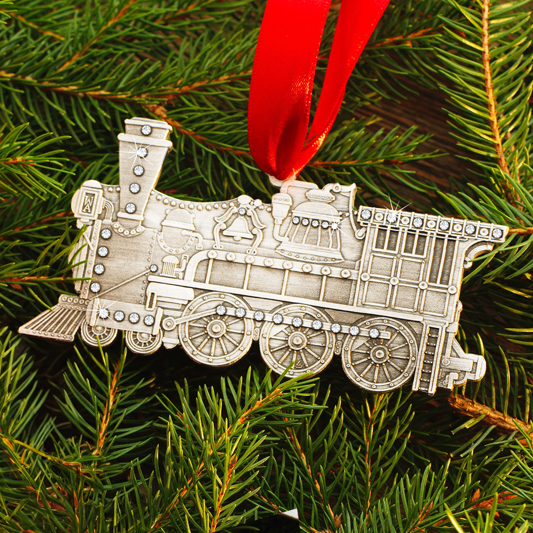 Vintage Locomotive Ornament (Aluminum)