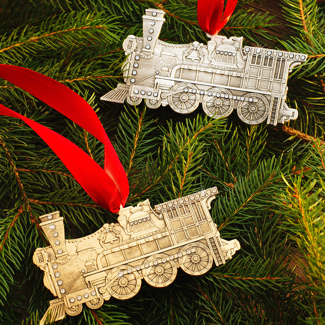 Vintage Locomotive Ornament (Aluminum)