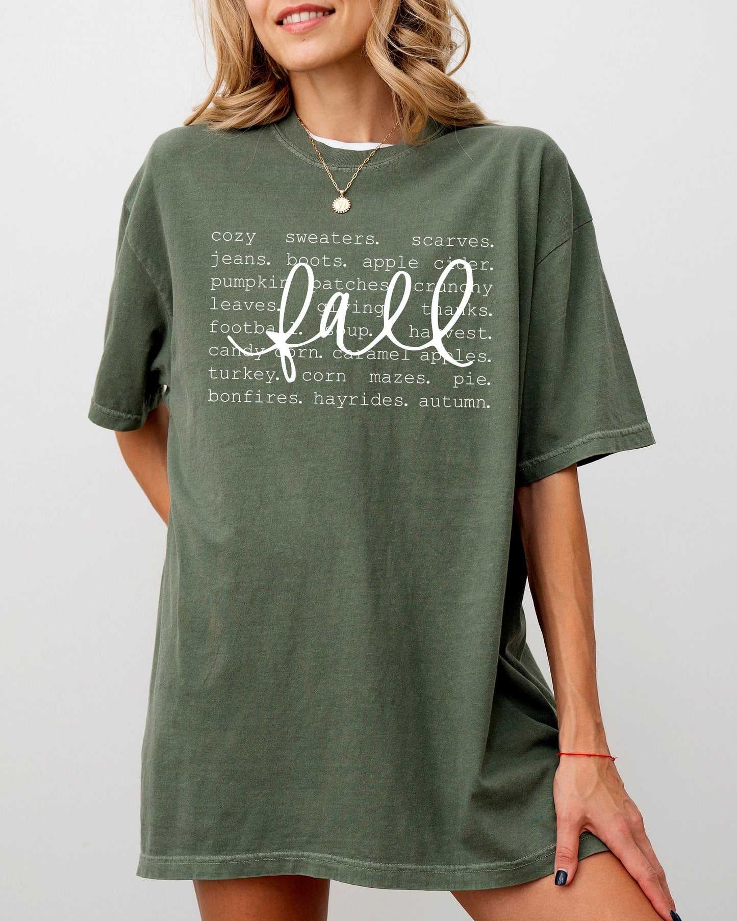 We Love Fall, Autumn, Minimal, Simplicity, Fall, Halloween, Thanksgiving Shirt Comfort Colors T-Shirt