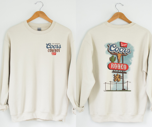 Coor Cowboy Rodeo Sign Design