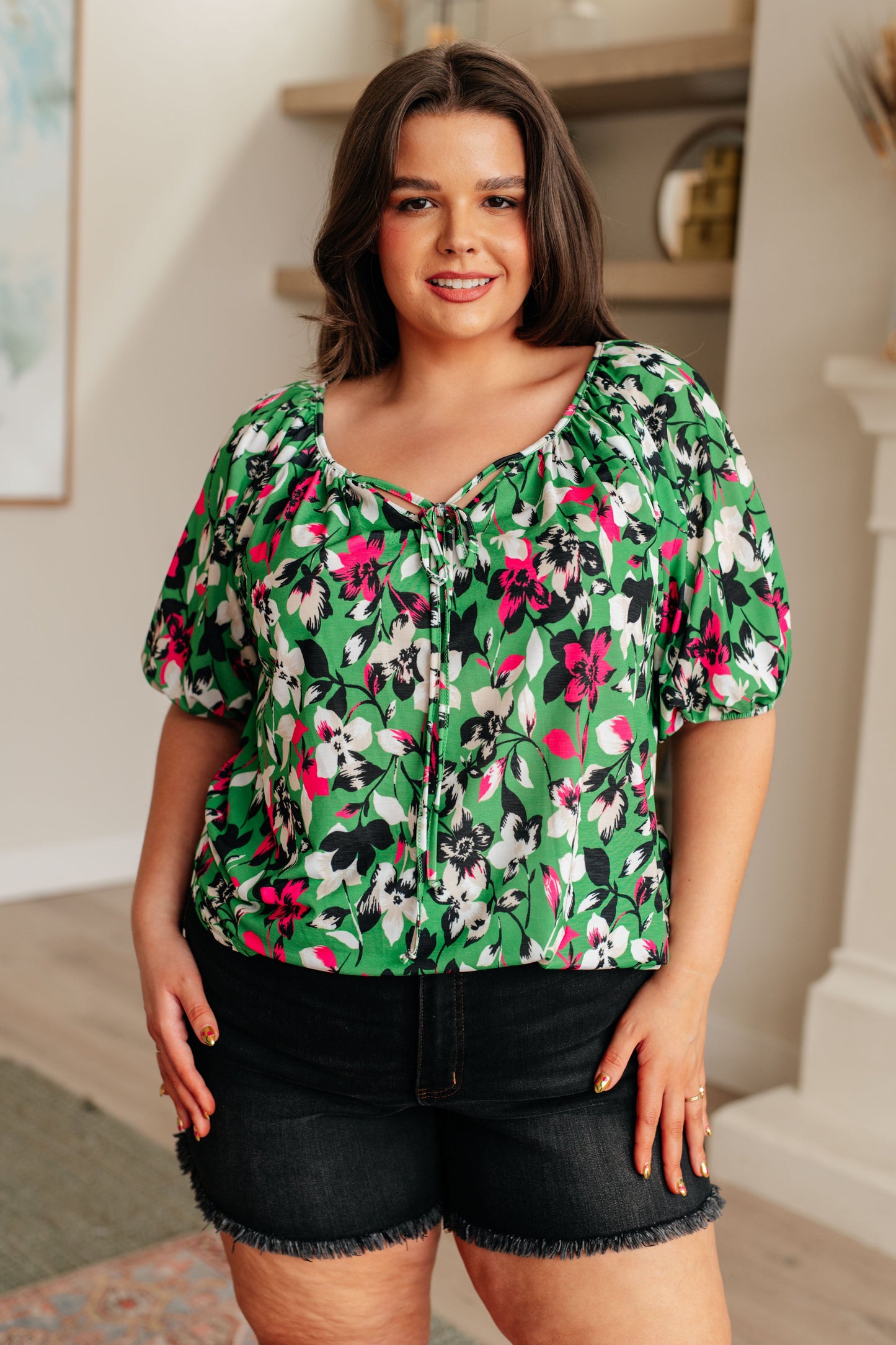 Wild and Bright Floral Top (Online Exclusive)