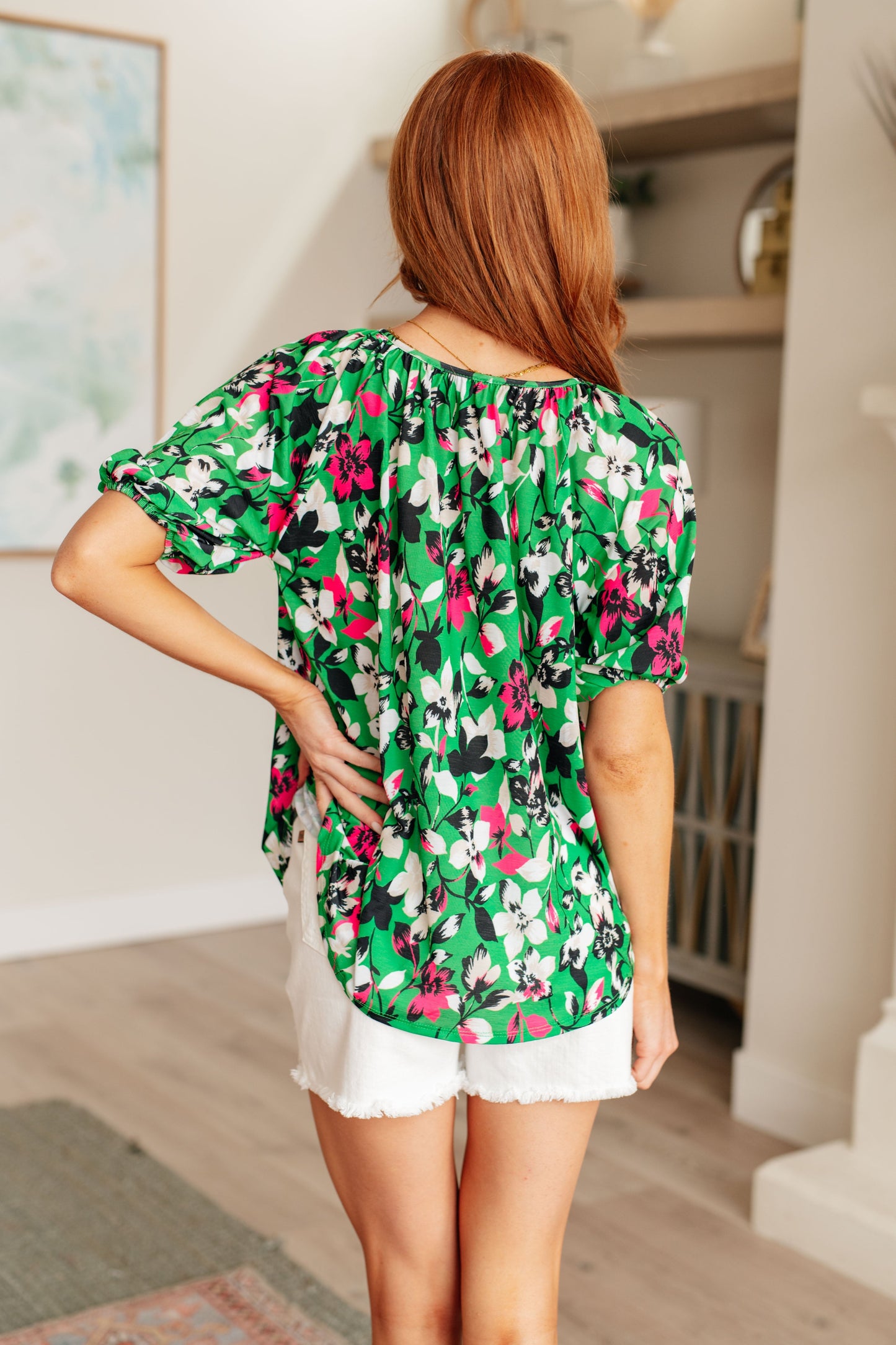 Wild and Bright Floral Top (Online Exclusive)
