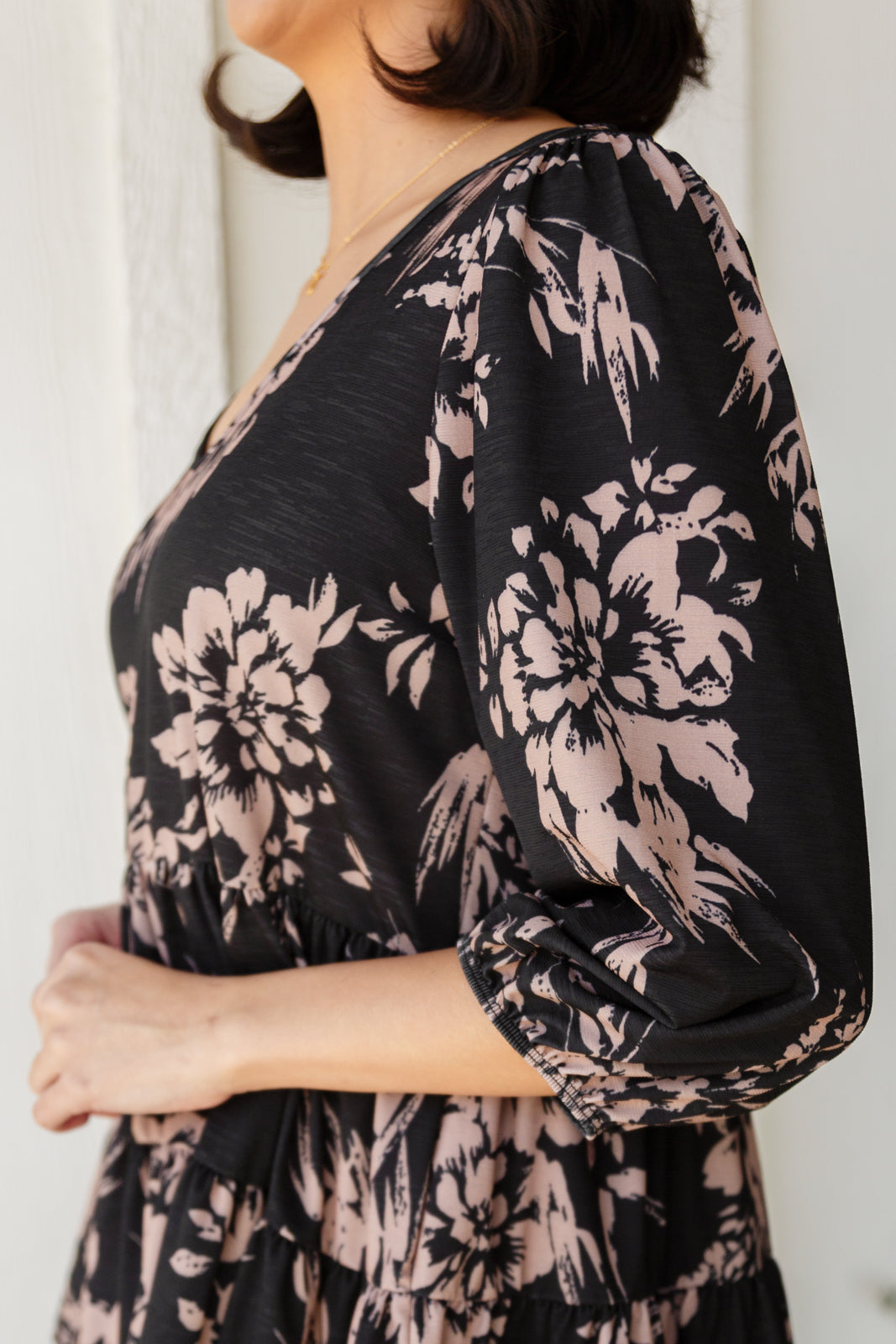 Your Choice V-Neck Floral Top (Online Exclusive)