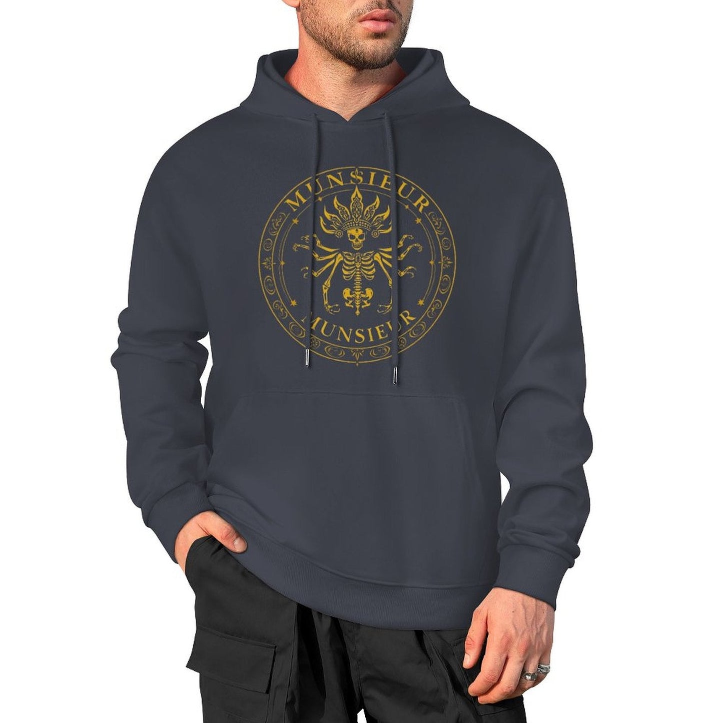 Munsieur Bone Deep: The Ultimate Skull Hoodie for Men