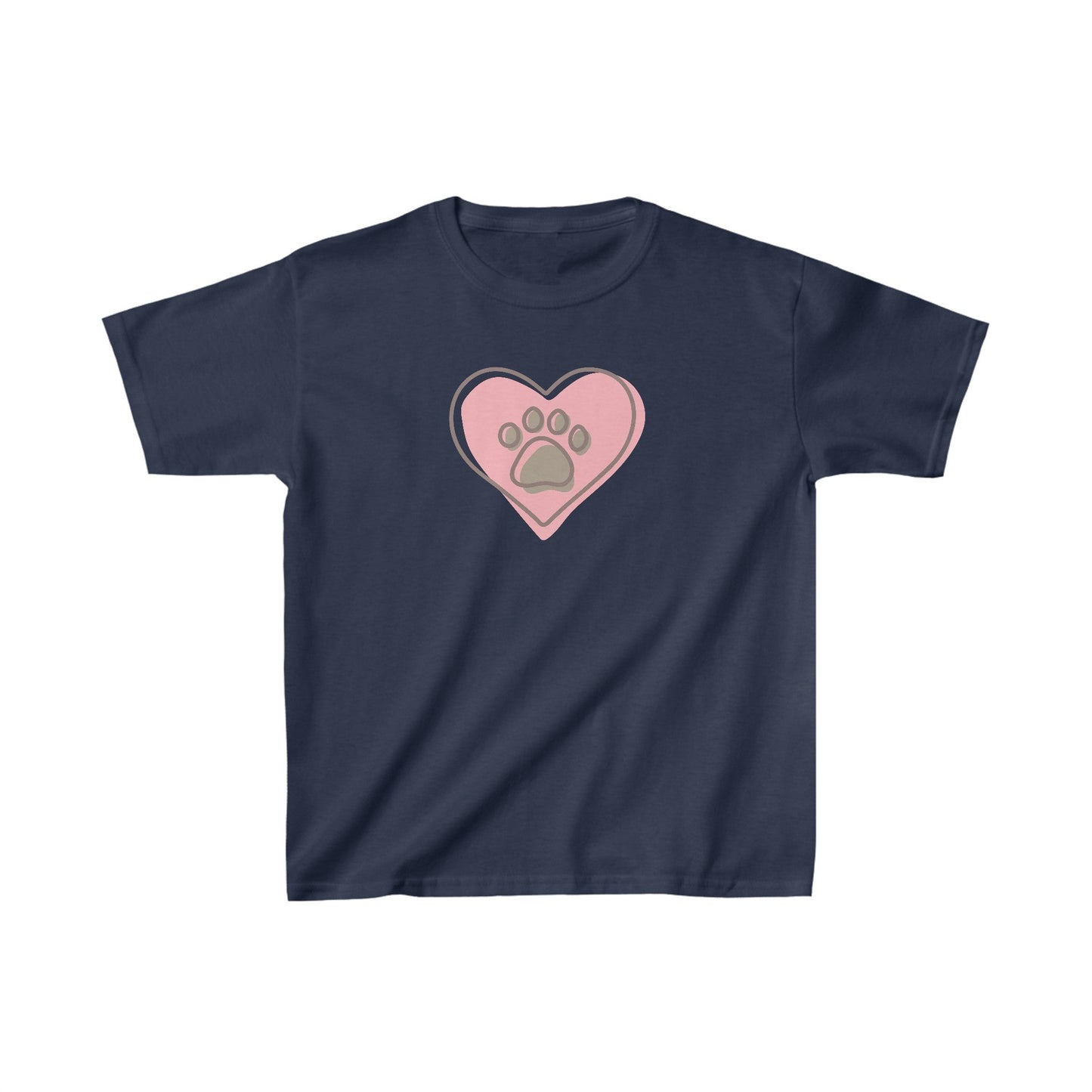 Abstract Paw Kids Heavy Cotton™ Tee