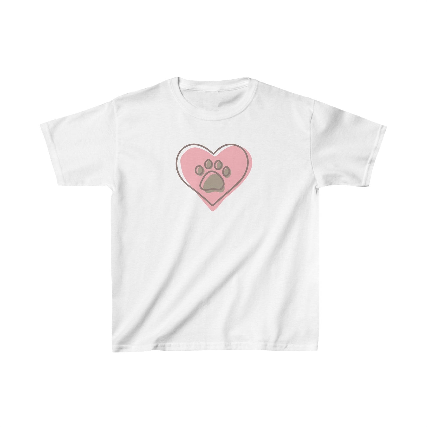 Abstract Paw Kids Heavy Cotton™ Tee