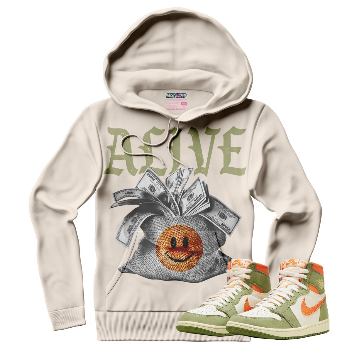 Alive (AIR JORDAN 1 HIGH OG CRAFT “CELADON”) Hoodie