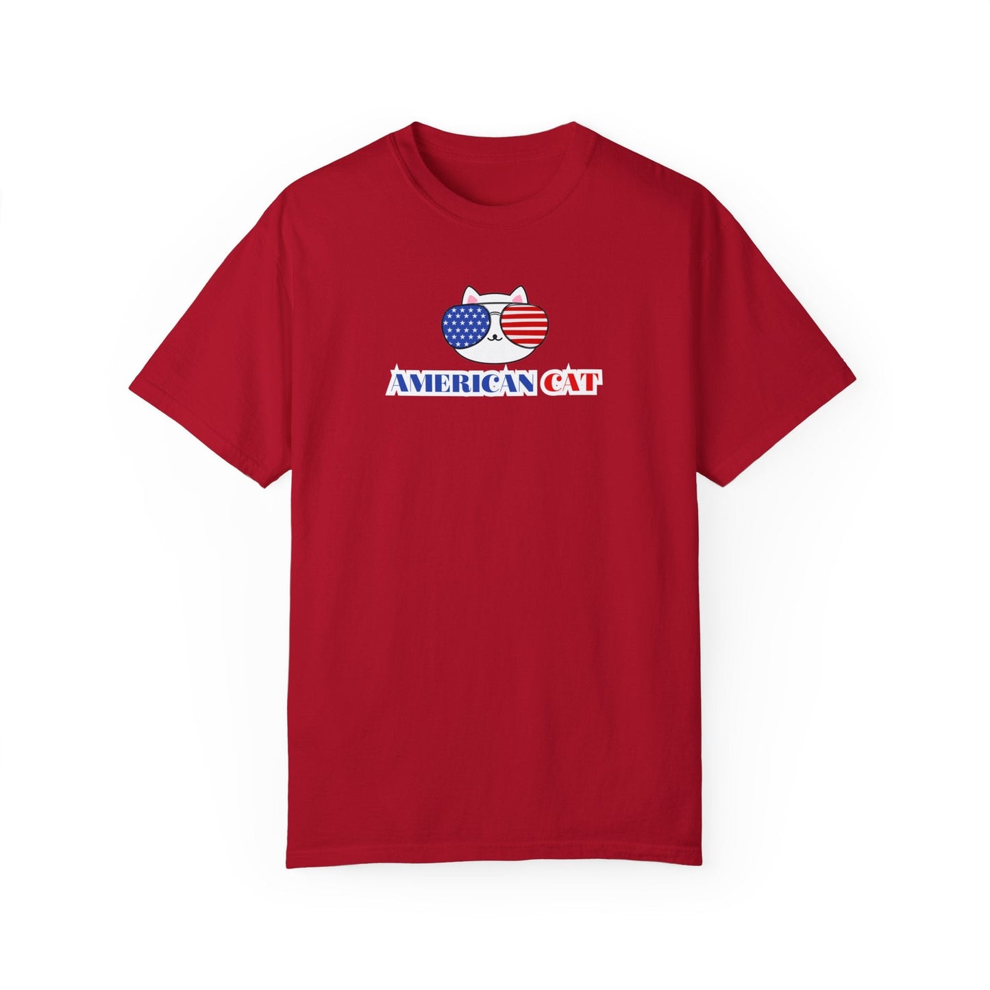 American Cat Unisex Garment-Dyed T-shirt