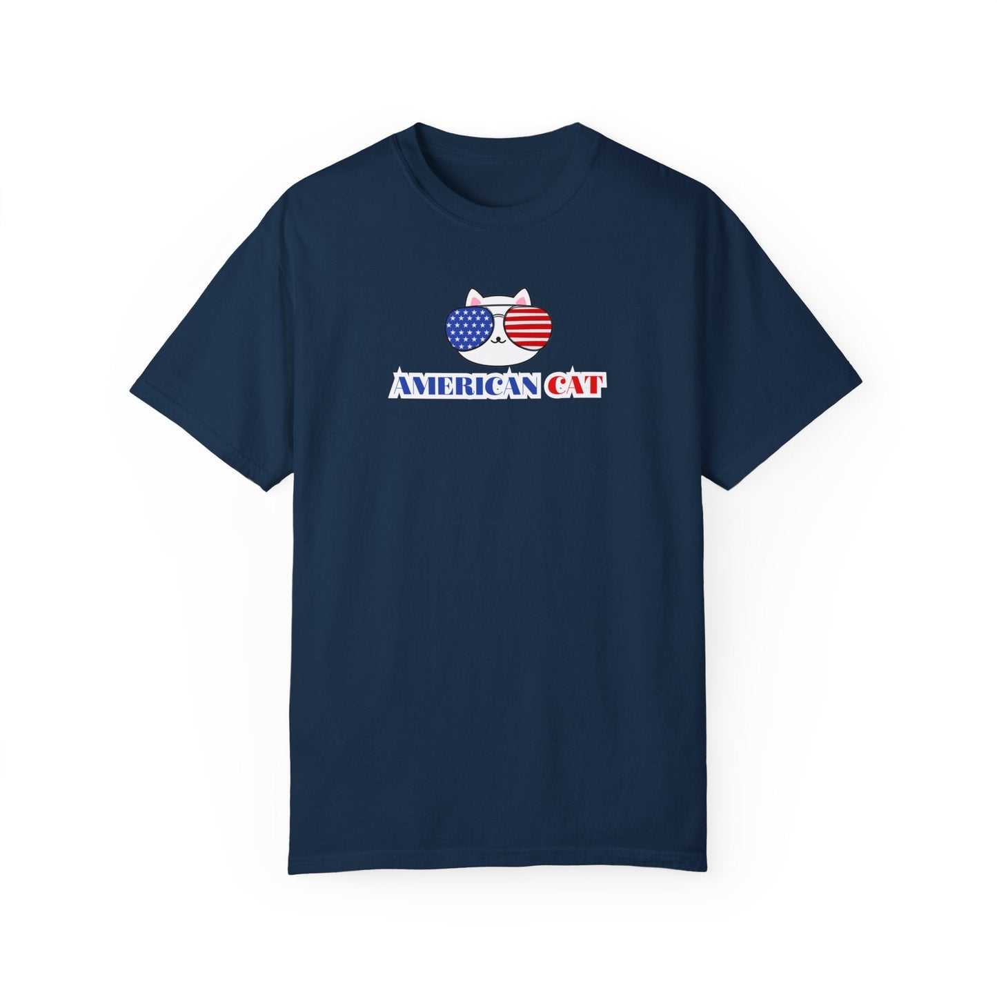 American Cat Unisex Garment-Dyed T-shirt