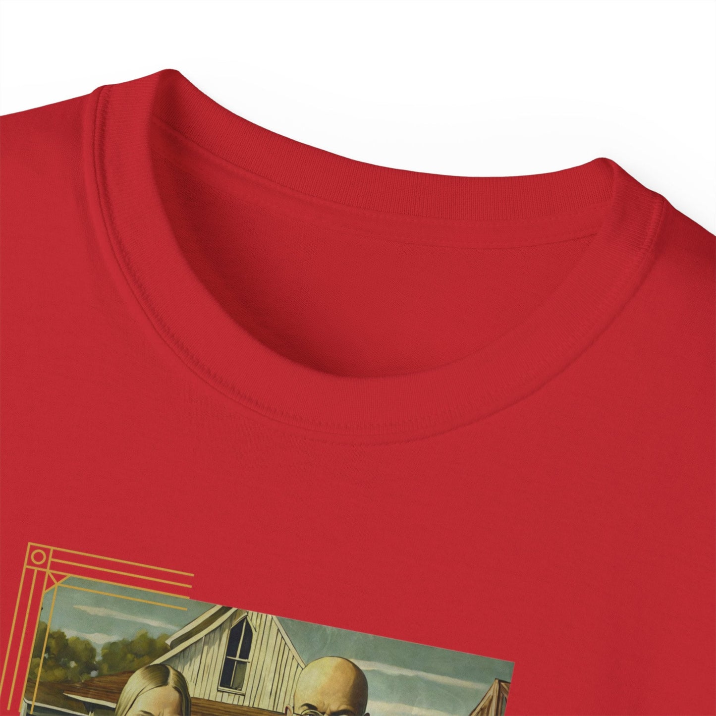 American Gothic Cat Unisex Ultra Cotton Tee