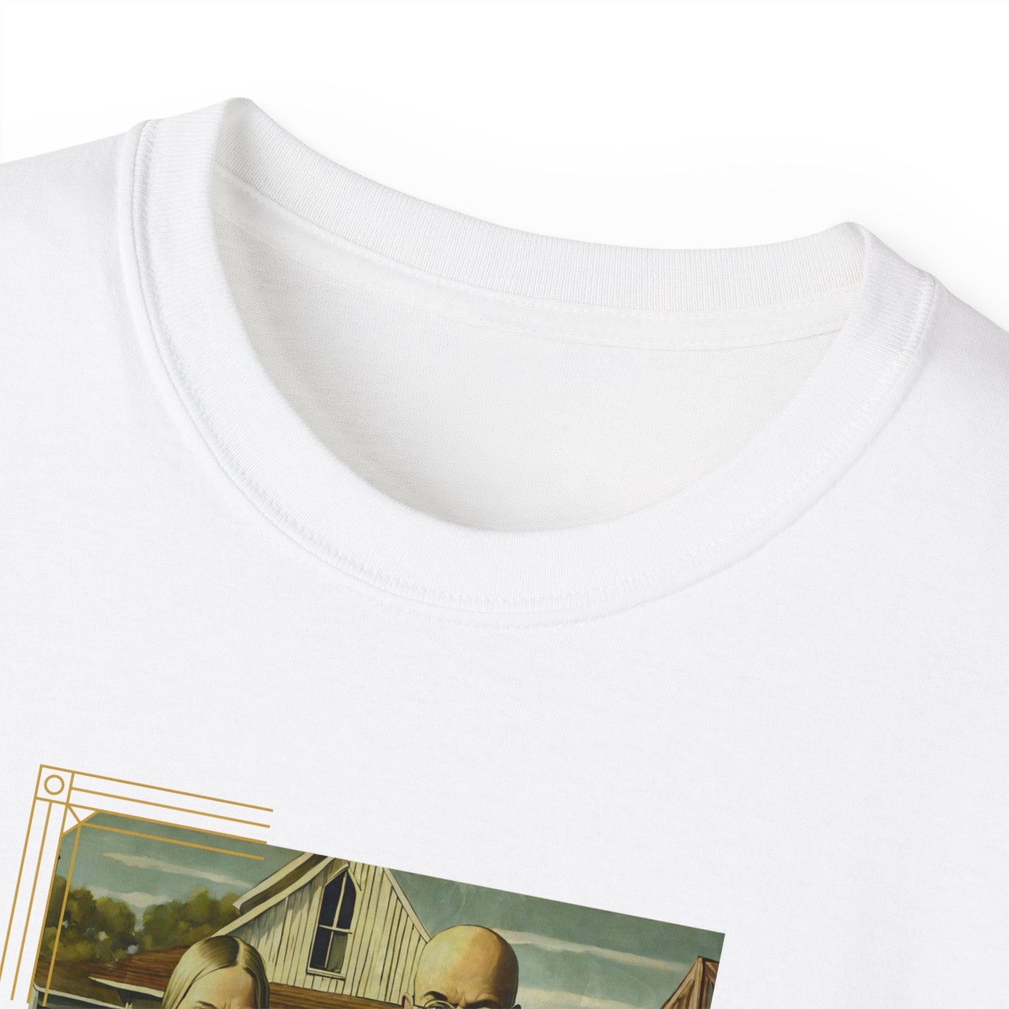 American Gothic Cat Unisex Ultra Cotton Tee