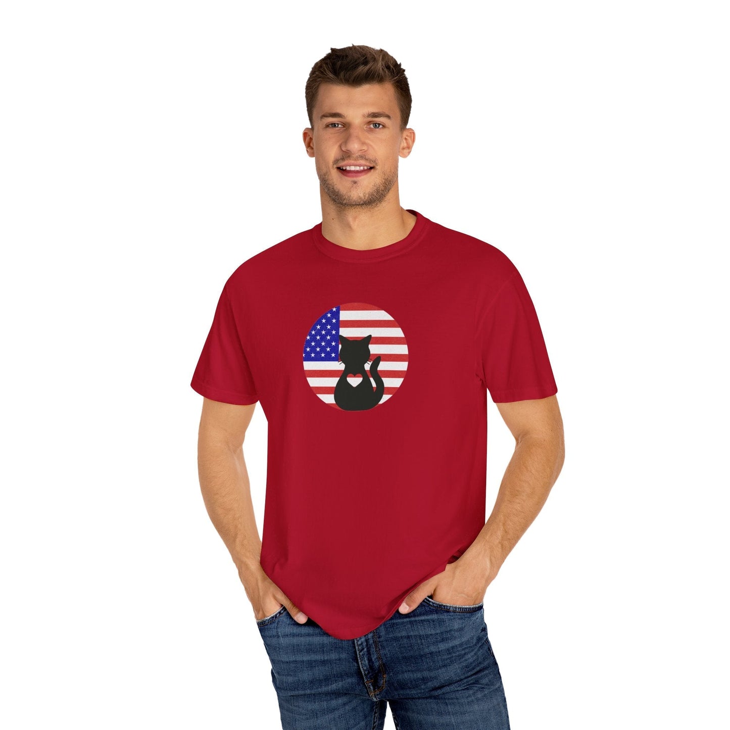 Americat Unisex Garment-Dyed T-shirt