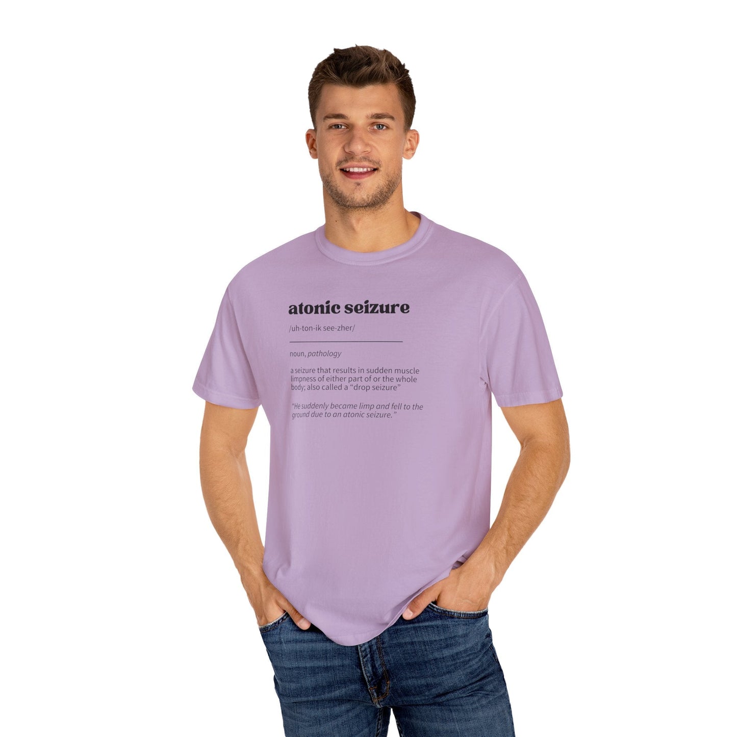 Atonic Seizure Definition Unisex Garment-Dyed T-shirt