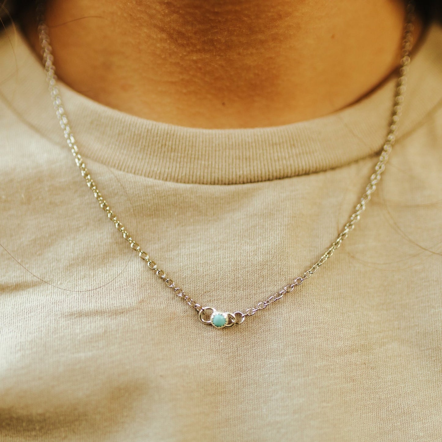 Authentic Turquoise Stone Necklace - PREORDER