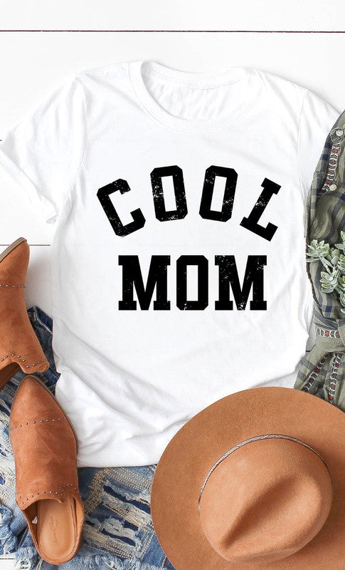 Retro Cool Mom Graphic Tee - Aaria Tees Aaria Tees